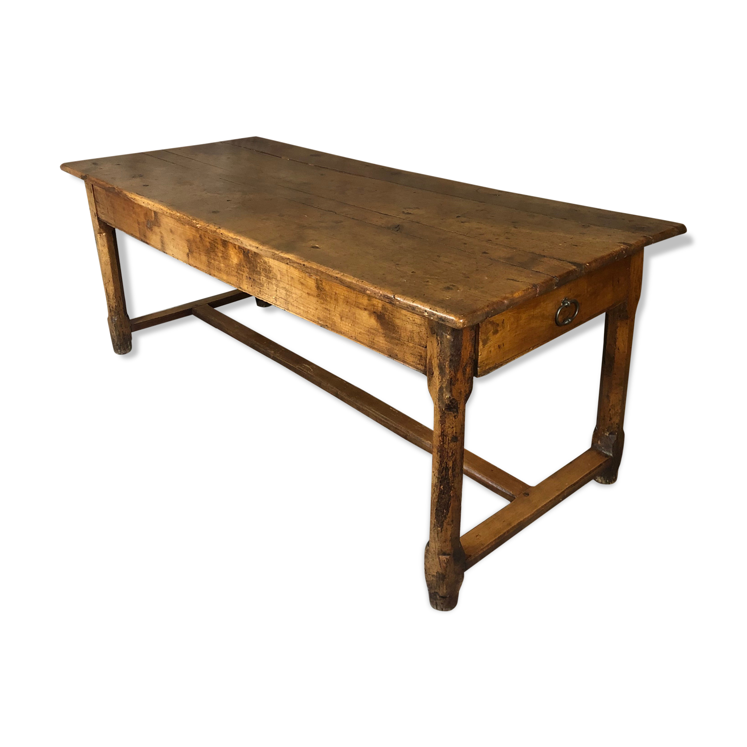 18th century walnut farm table