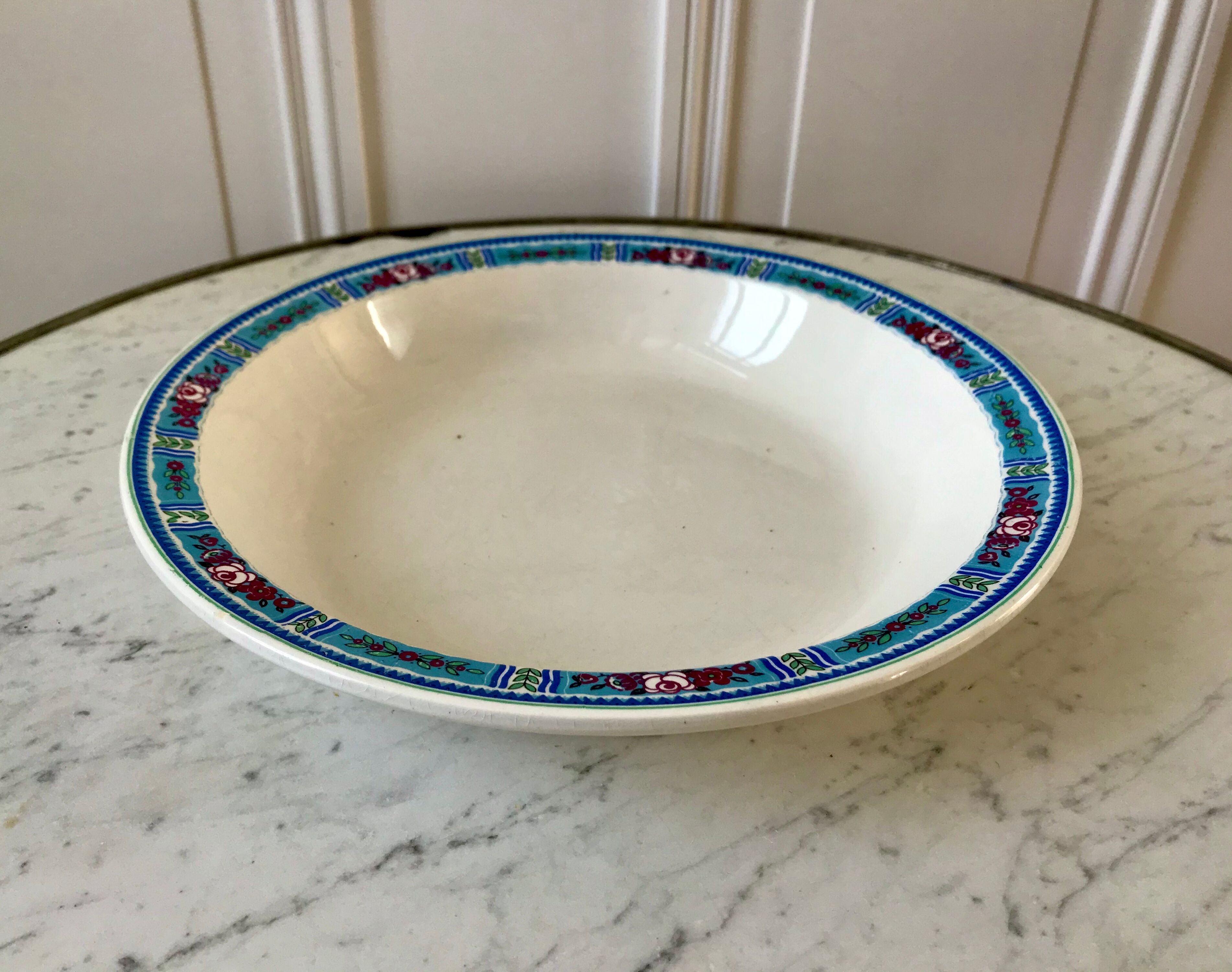 Hollow dish Digoin Sarreguemines