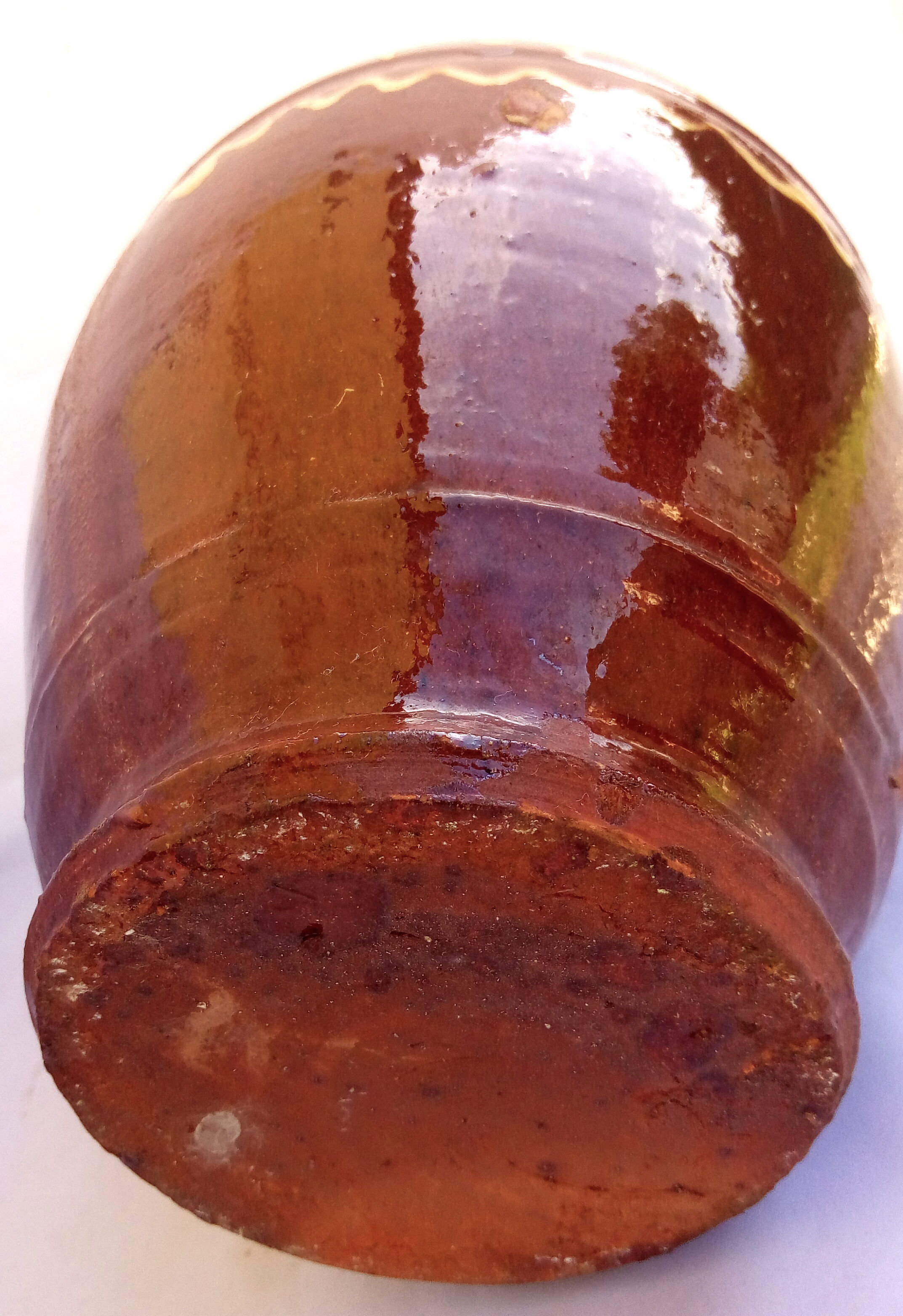 Patterned glazed terracotta gargoulette
