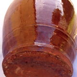 Patterned glazed terracotta gargoulette