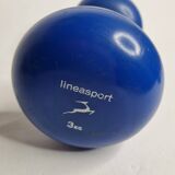 Haltère vintage lineasport 3 kg, 26 cm