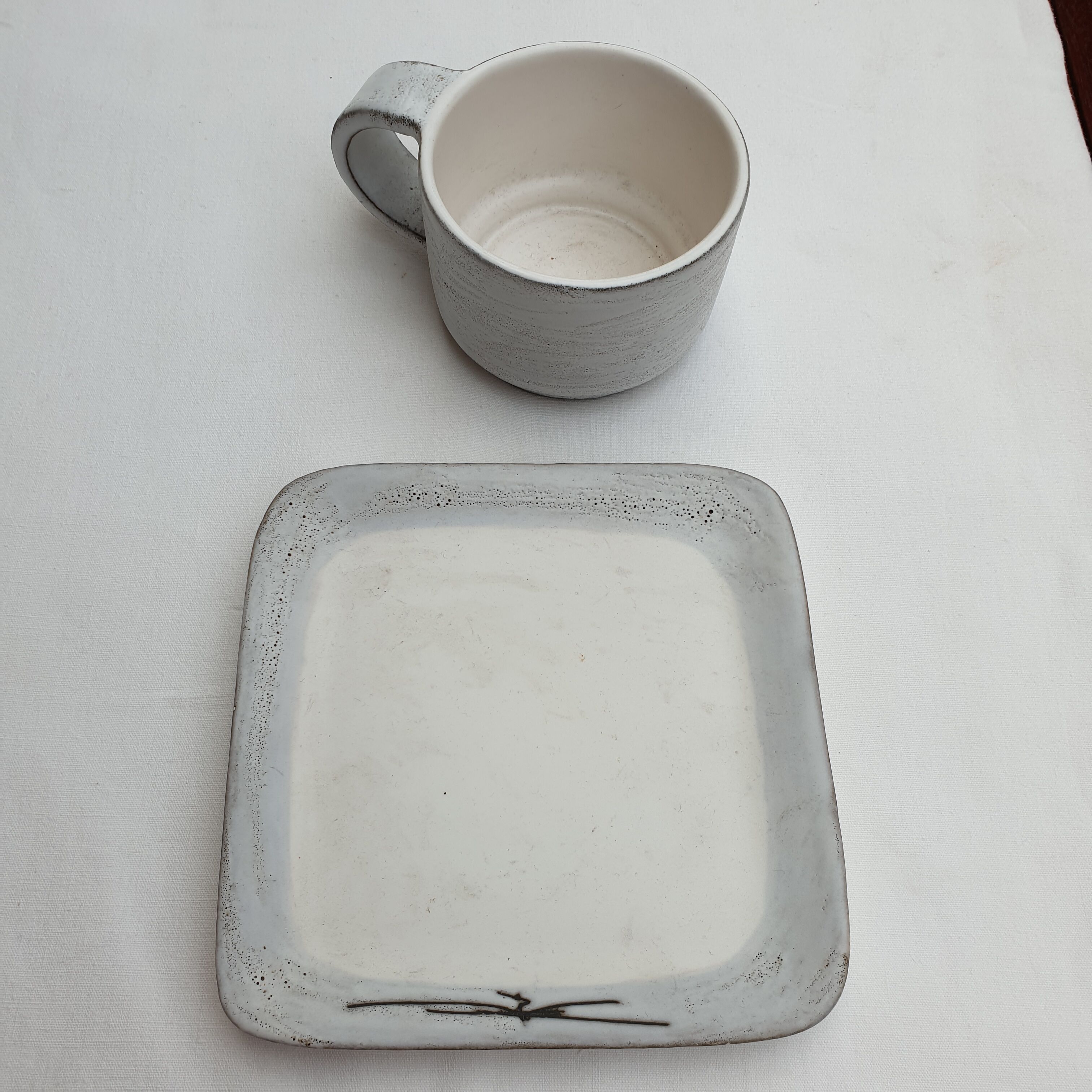 Henri Cimal Vallauris Vintage Ceramic Cup 1950's