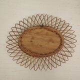 Rattan mirror 40x32cm