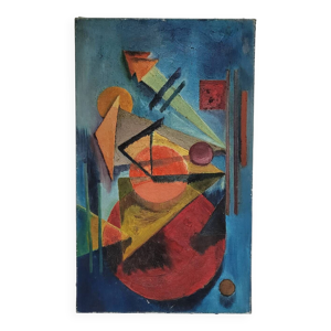 Tableau peinture ancienne - 1970