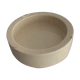 Beige ceramic trinket bowl