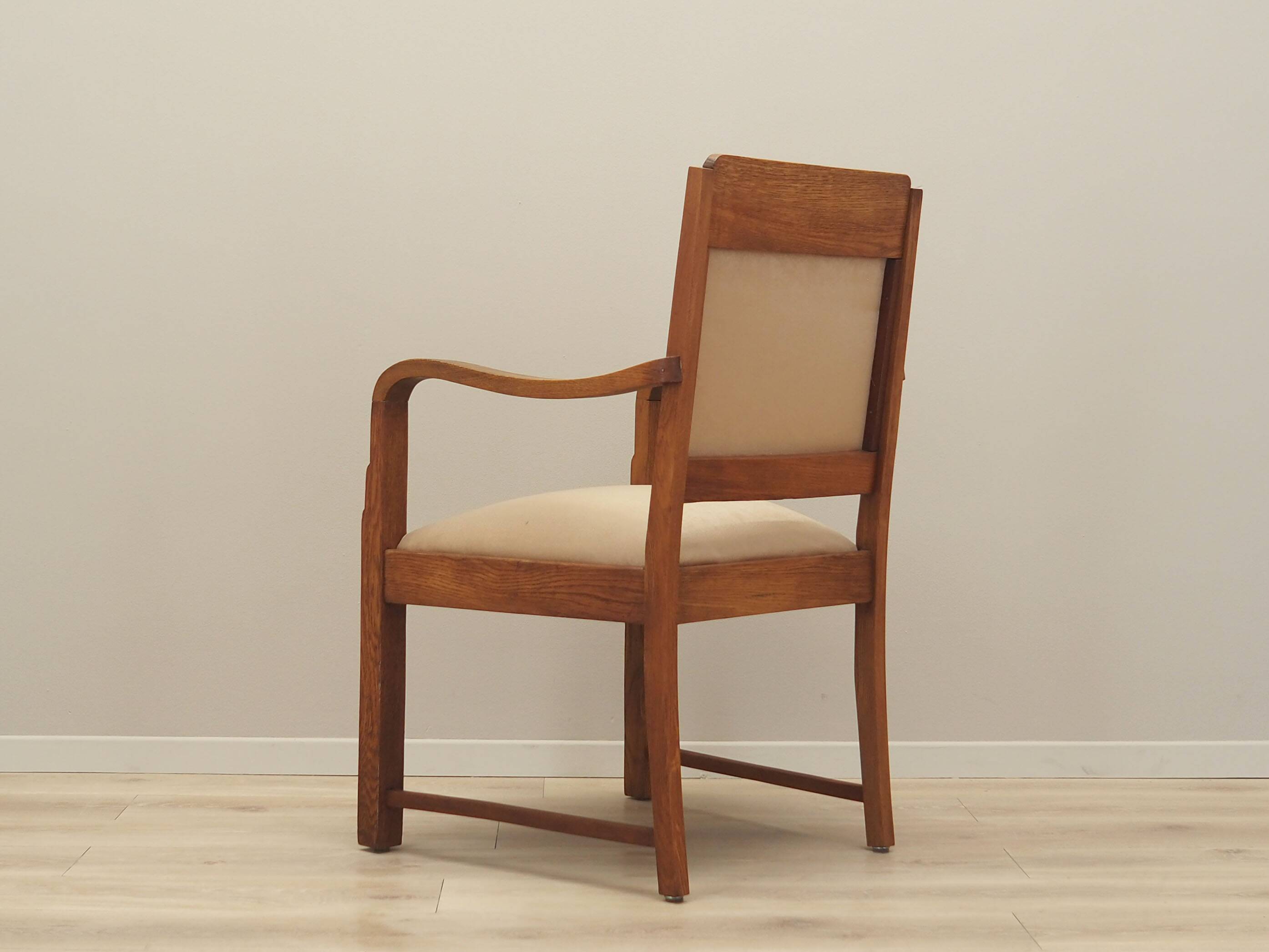 Fauteuil en chêne, Art Déco, années 1950, production : Danemark