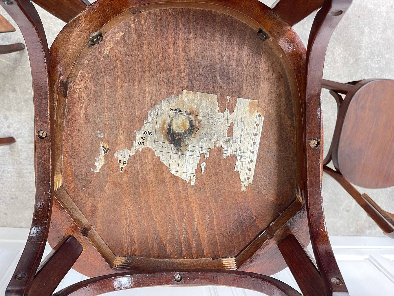 Baumann bistro chairs 1960