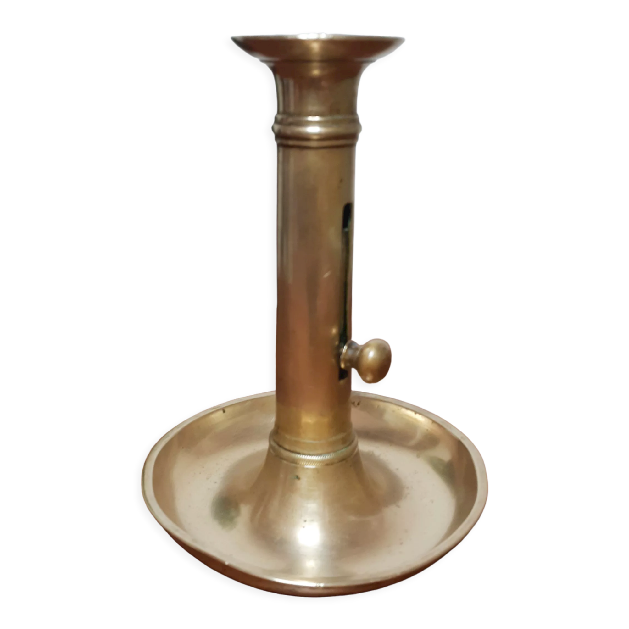 Copper candle holder