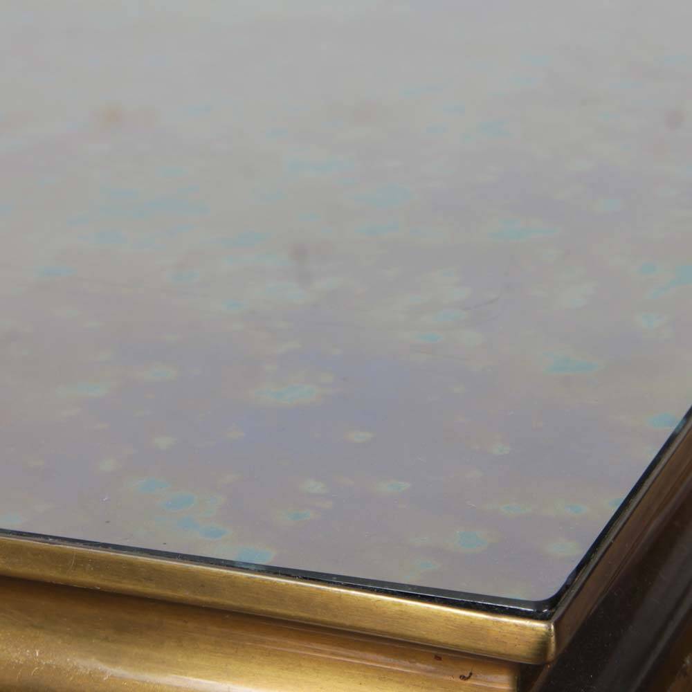 Square coffee table by Guy Lefevre for Maison Jansen, 1970.