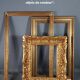 Old frame Montparnasse carved wood patinated 68x59 foliage 54.8x45 cm