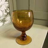 Large vintage bubble glass