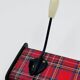 Vintage red Scottish coat rack from the 1970s.