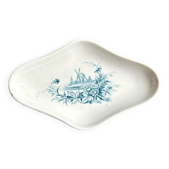 Dinette Gien - Iron clay bowl, "Landscapes" service - "Moulin" motif