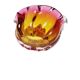 Decorative bowl by J. Hospodka for Chribska Glassworks, Czechoslovakia, 1960s
