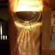 Pair of metal and plexiglass wall lights