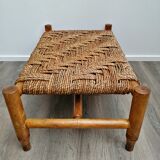 Wooden bench and rope 50s