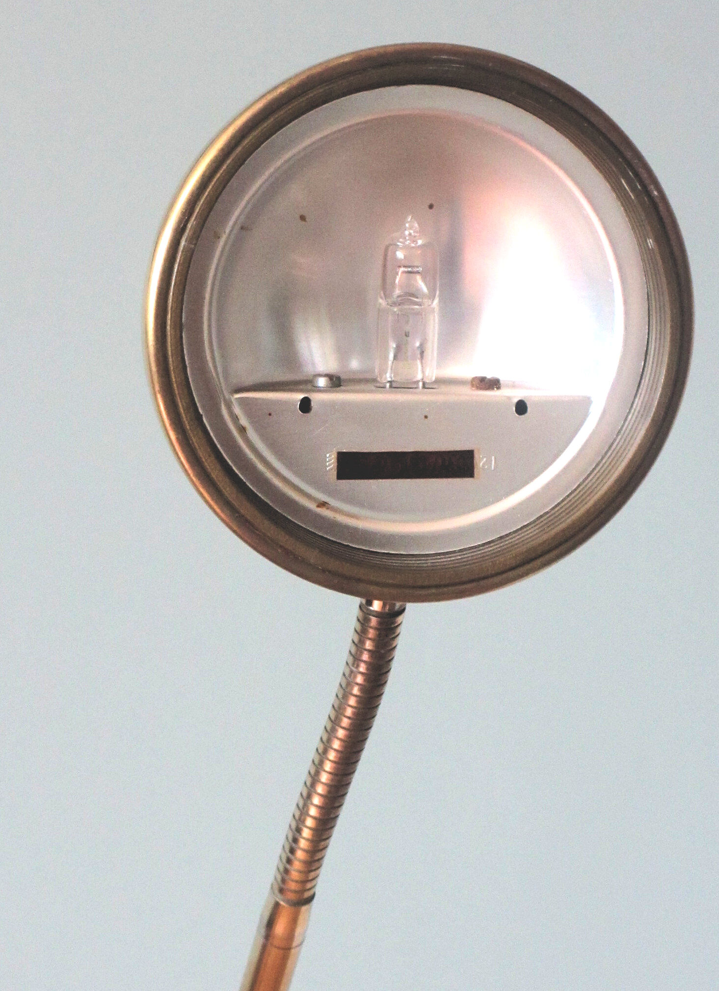 Design Vrieland brass reading lamp