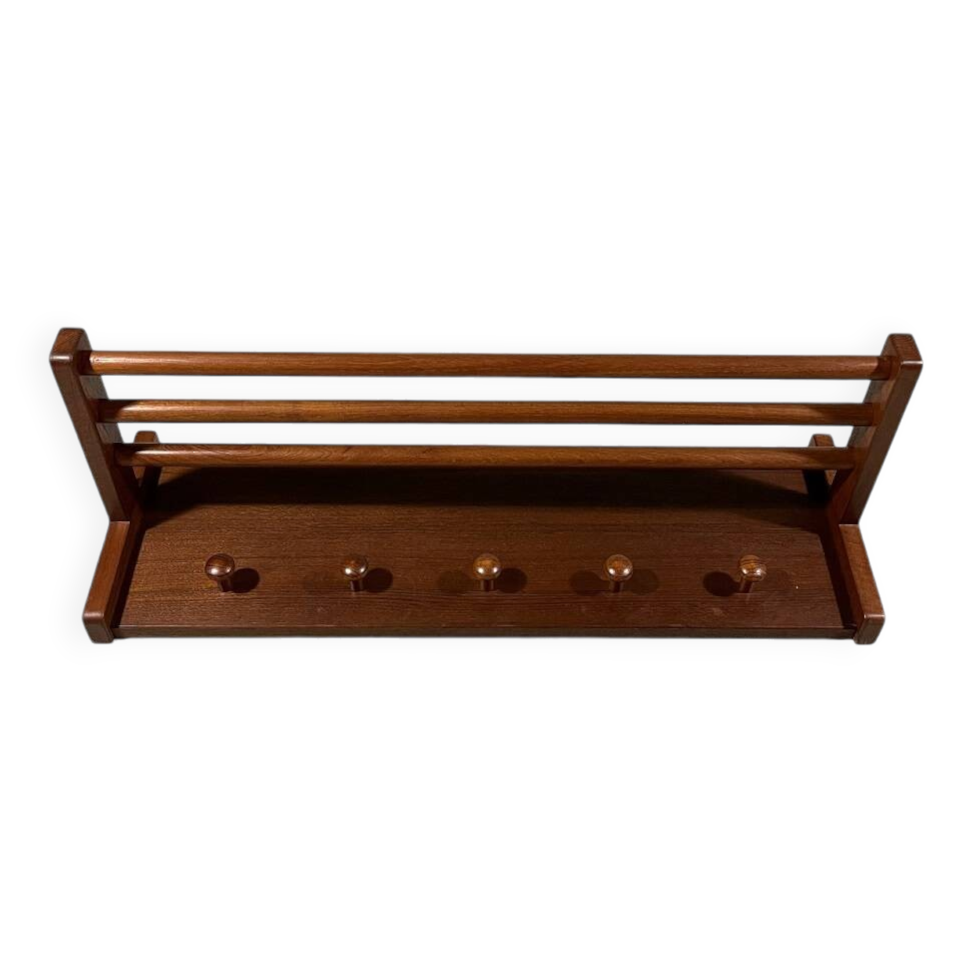 Aksel Kjersgaard teak wall coat rack Denmark