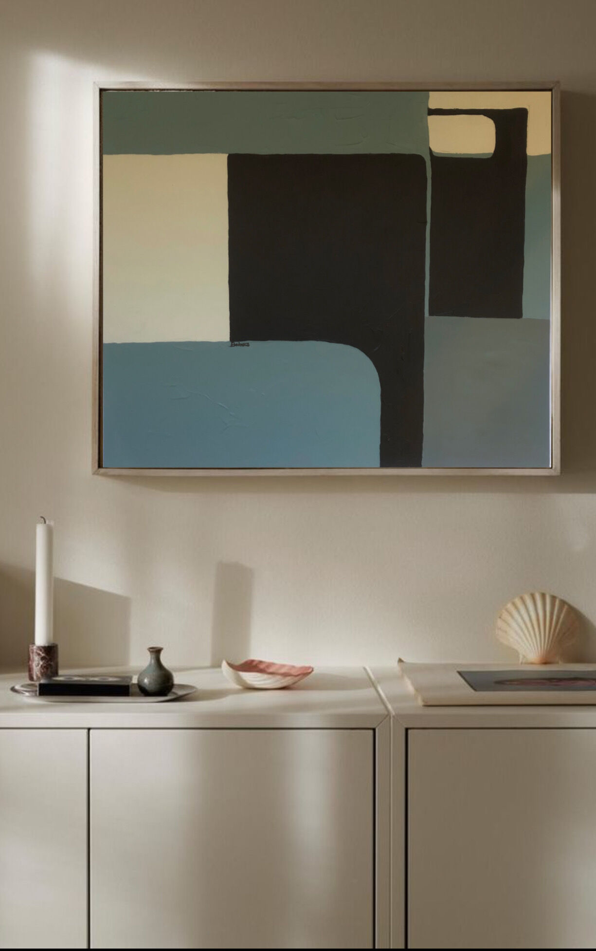 Abstract green table