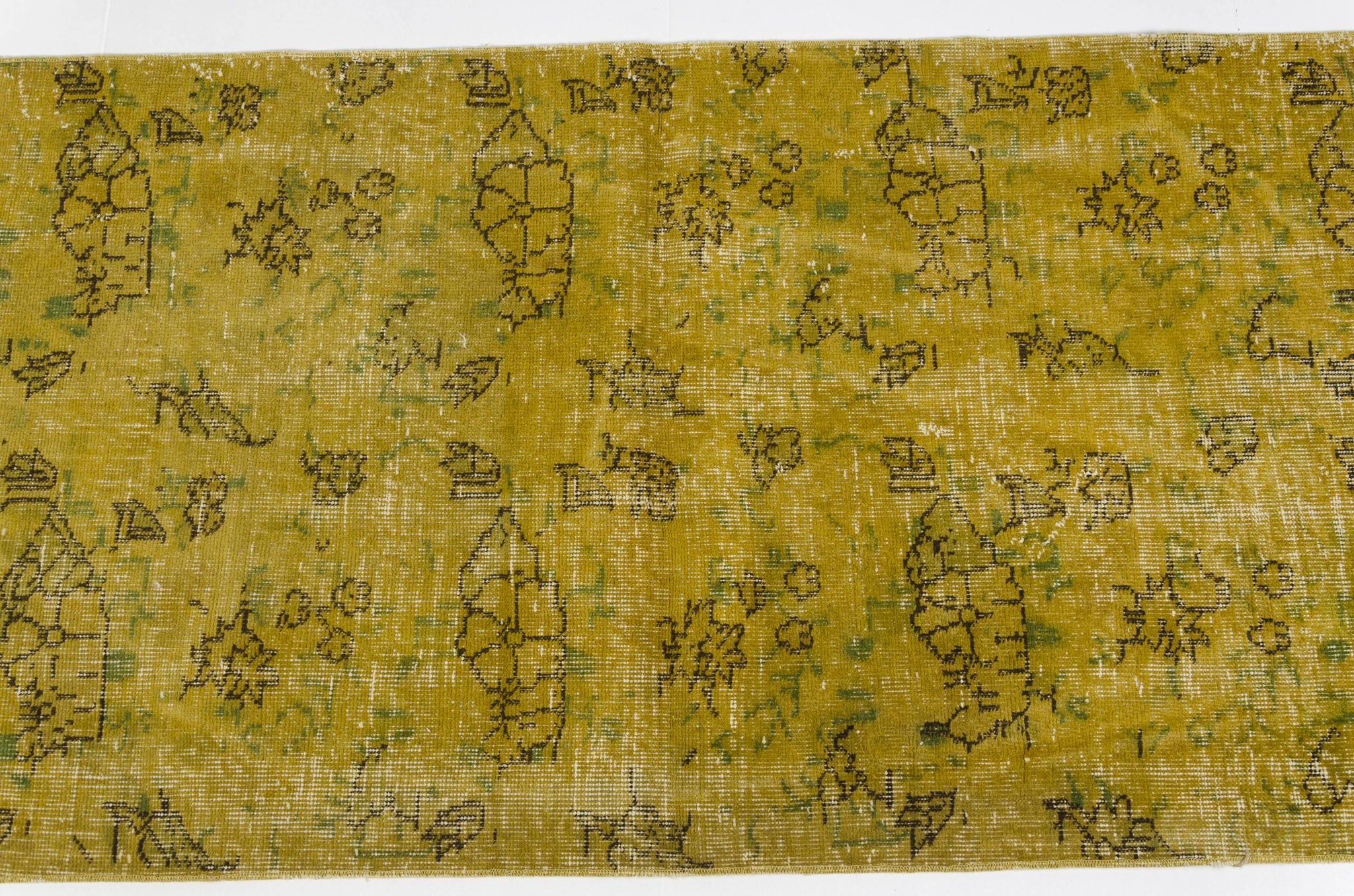 Yellow Vintage Tribal Carpet