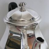 Silver-plated coffee service with ebony handles
