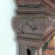 Large antique 19th-century mirror in carved wood - Haussmannian style.