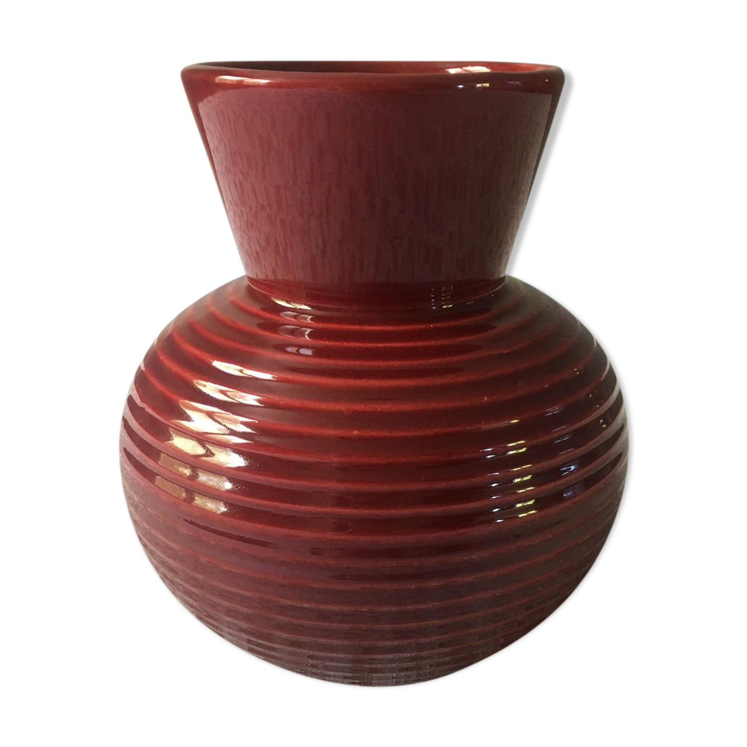 Vase in Earthenware Saint-Clément 1950