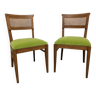 Pair of Art Deco caned chairs circa 1930