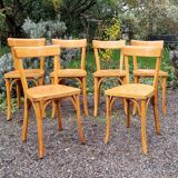 6 Baumann chairs no. 55, 1950s