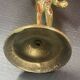 Very Beautiful Pair of Candlestick Candelabra circa 1950 in bronze/brass 30 cm