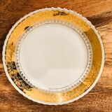 Golden dessert service with fine gold porcelain from Royal ADP