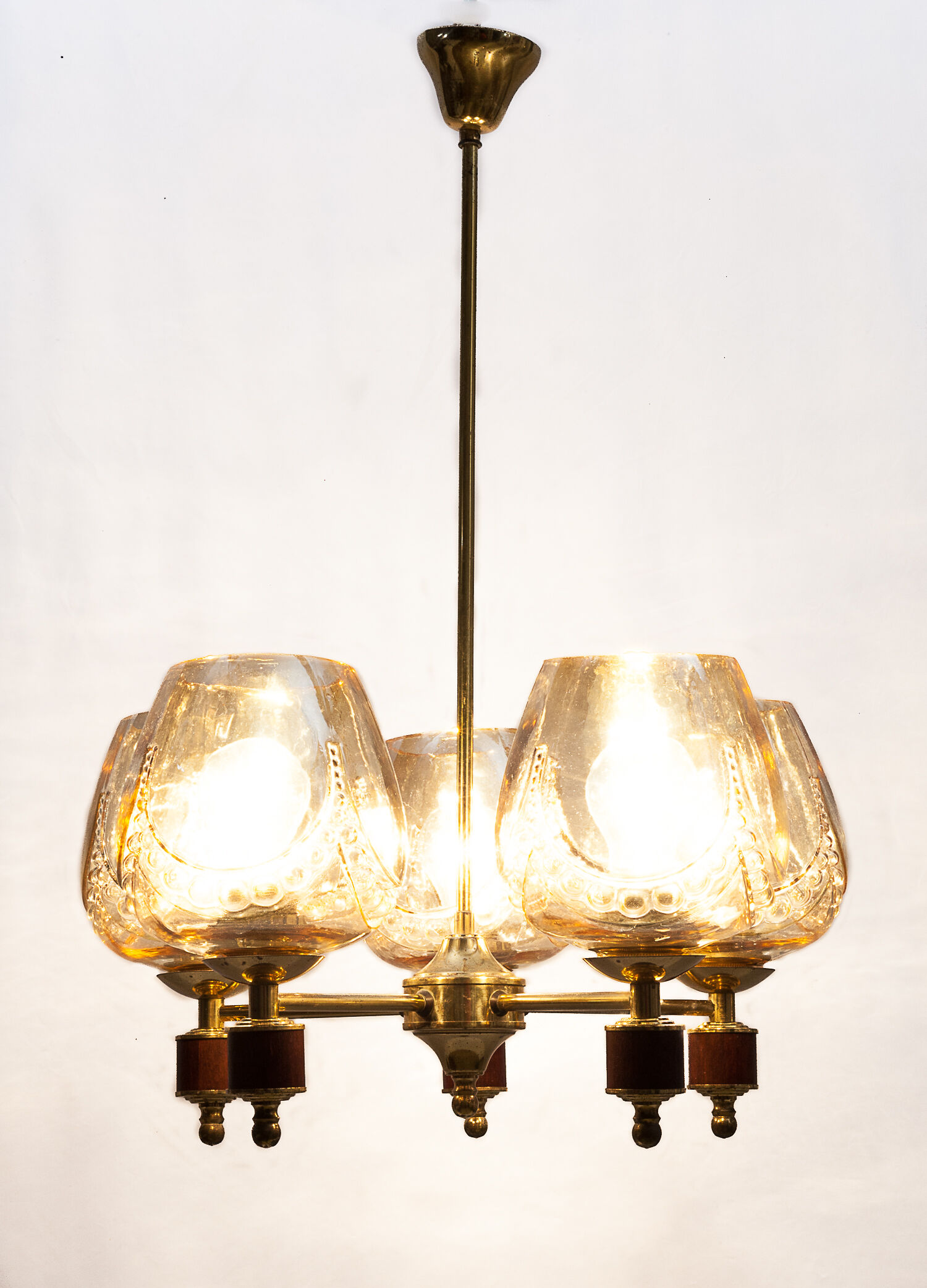 Chandelier in the taste of Jean Royère