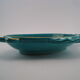 Empty cup stylized fish pocket green earthenware enamelled VERCERAM 1950 to 1970