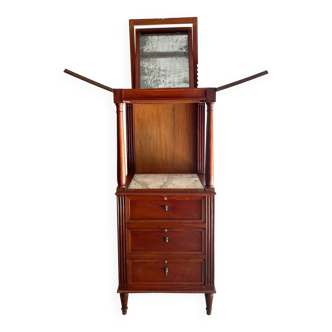 Antique Barbers Cabinet Washstand with Drawers