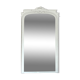 Antique white mirror 218.5cm/123.5cm Napoleon III period fireplace mirror