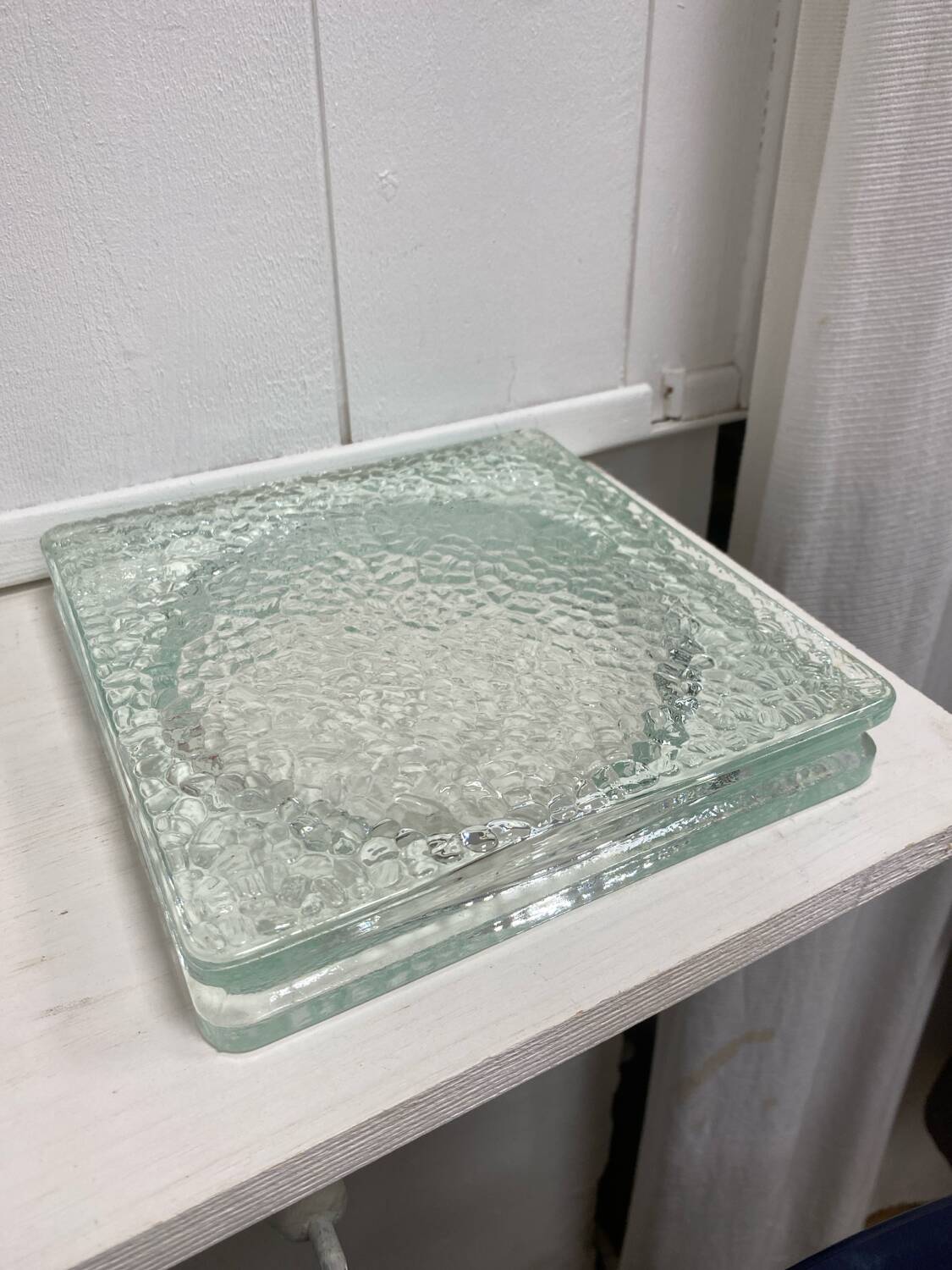 Glass trinket tray