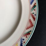 Six Villeroy and Boch Indian Look dessert plates