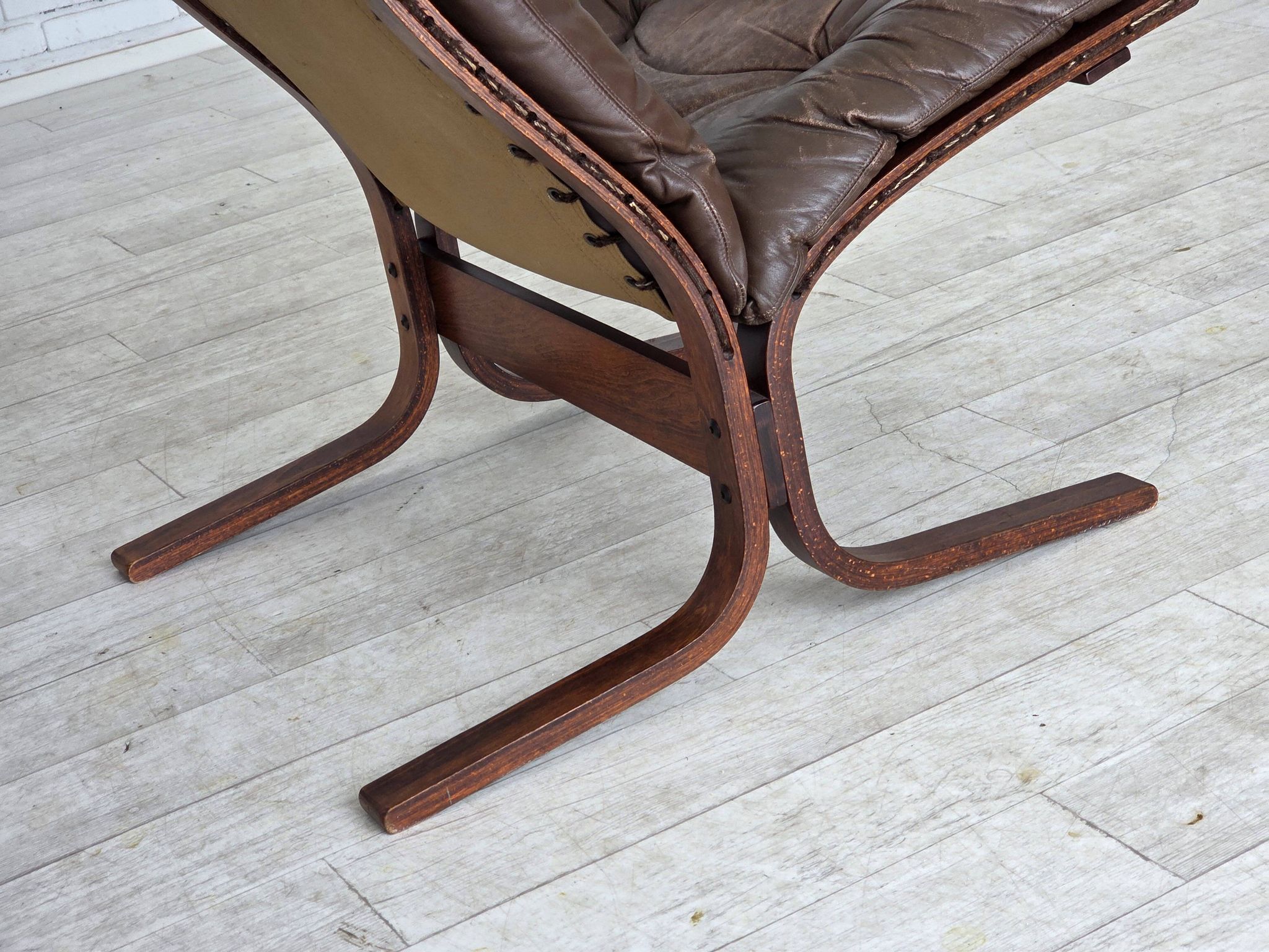Années 1970, design norvégien par Ingmar Relling, fauteuil, modèle "Siesta".
