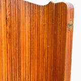 Paravent vague en bois circa 1950, baumann par snsa