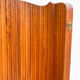 Wavy wooden screen circa 1950, Baumann by SNSA