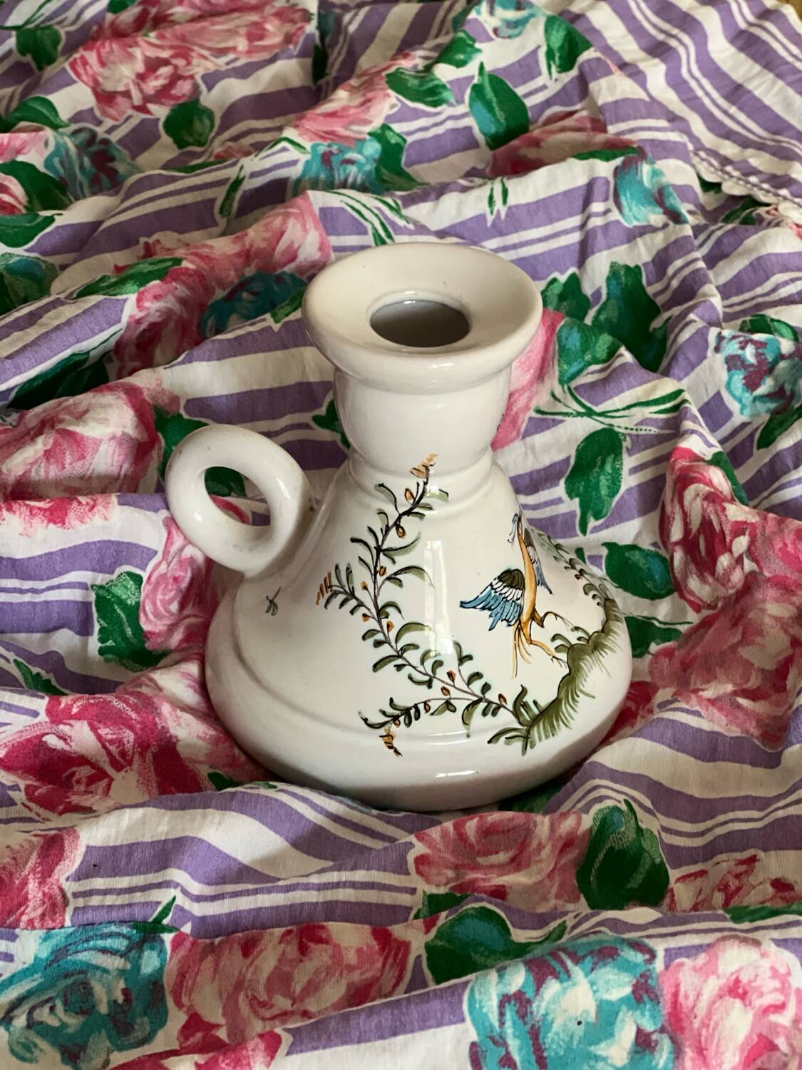 Vintage candle holder made by Lallier in Moustier