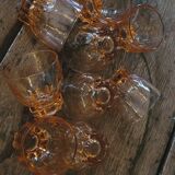 50's glasses art deco line