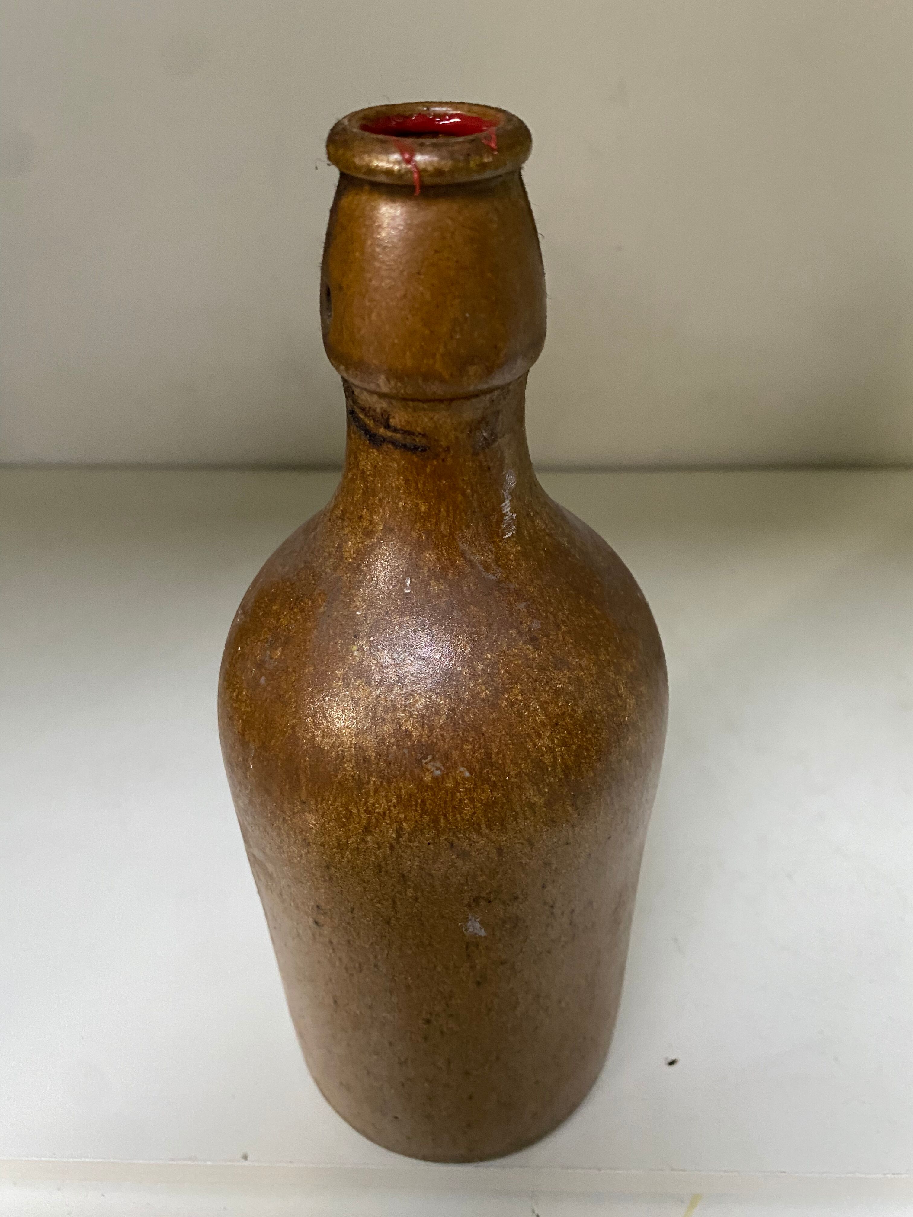 Old sandstone bottle