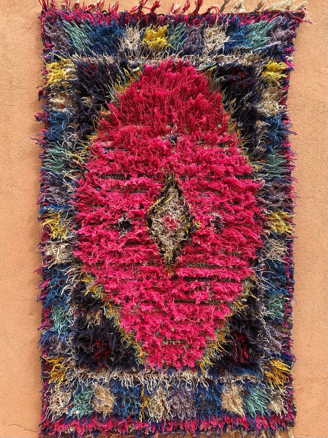 Pink rug 160x100cm