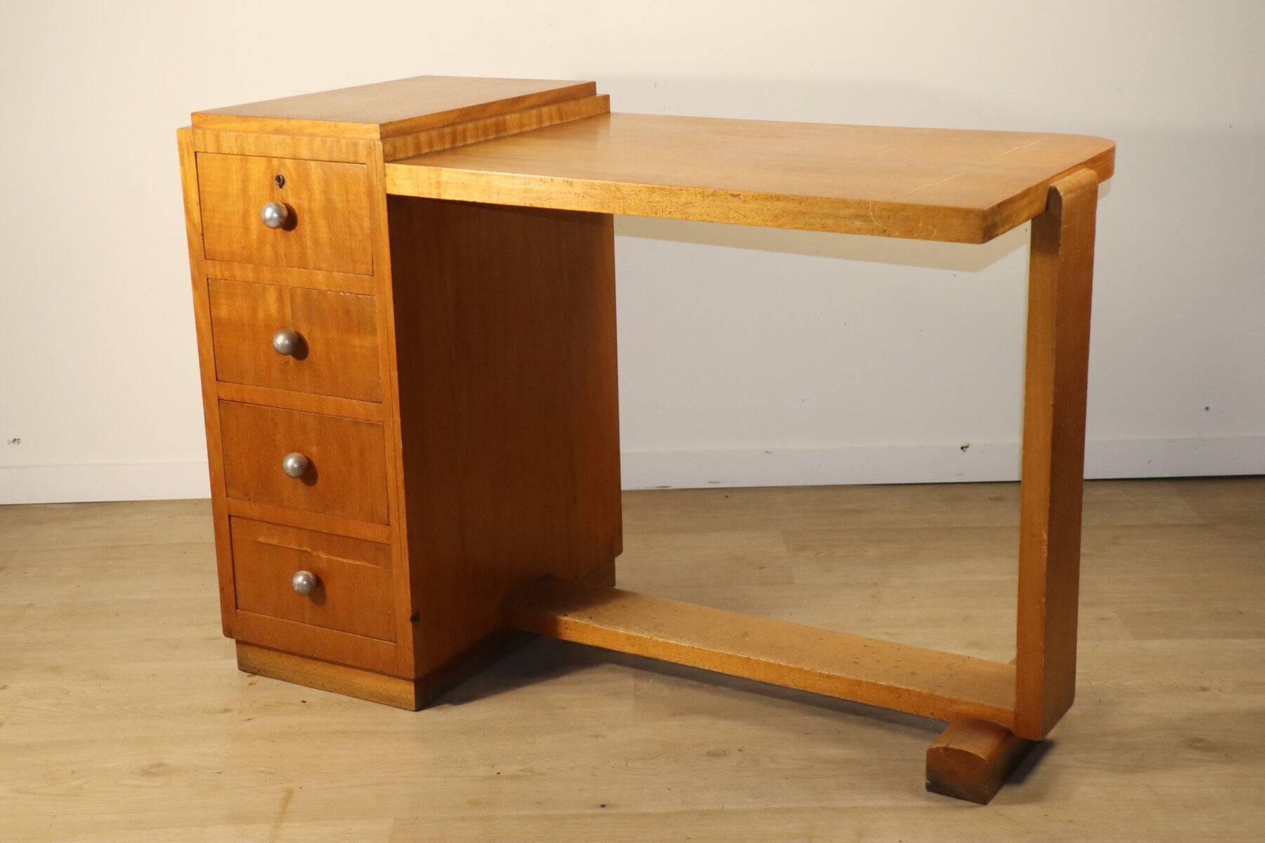 Art Deco style wooden desk, 1940