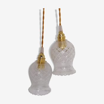 Pair of vintage hand lamps