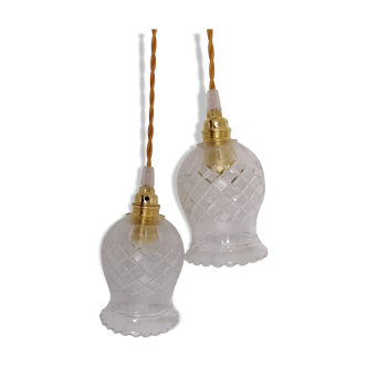 Pair of vintage hand lamps