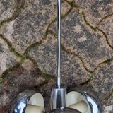 UFO pendant light, vintage, 3 globes, space age, 70s