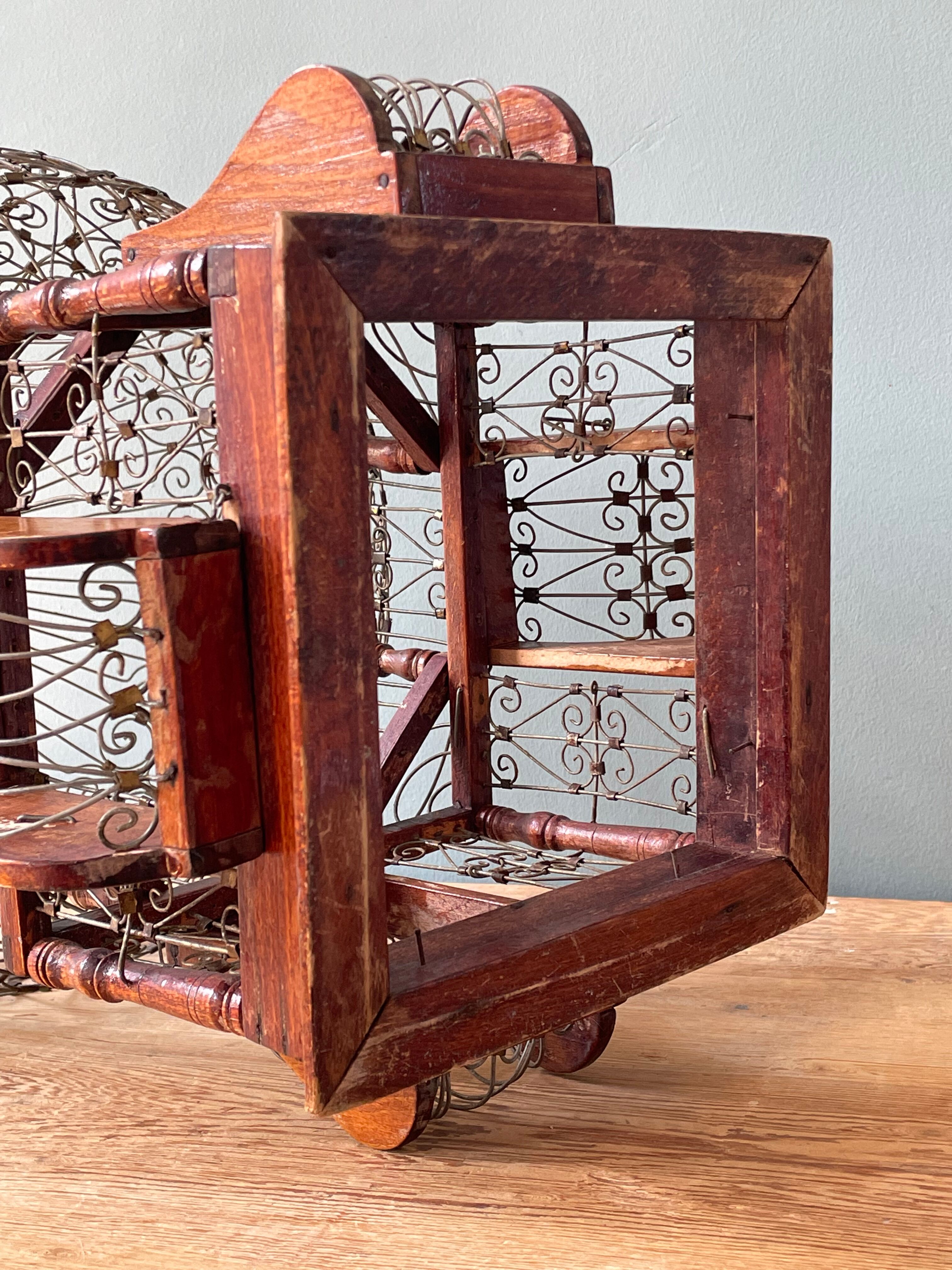 Old oriental bird cage