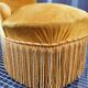 Golden toad armchair